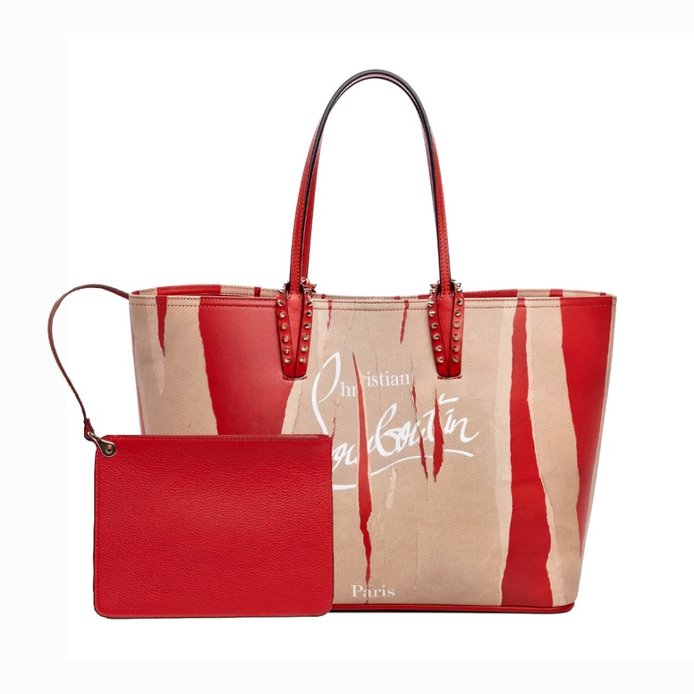 New Christian Louboutin Cabata Loubi Leather Tote - Picture 1 of 8
